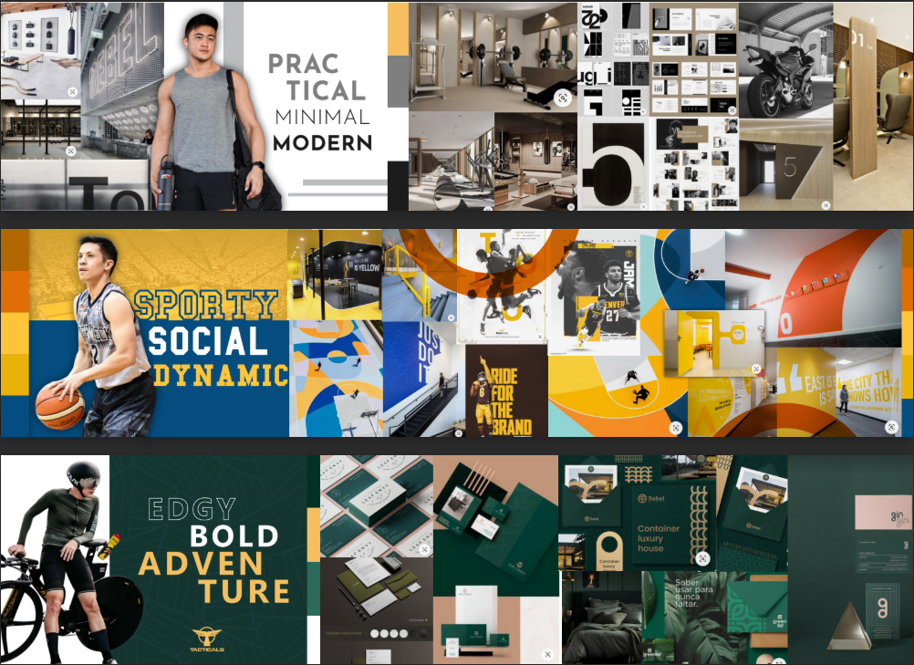 Tacticals mood boards